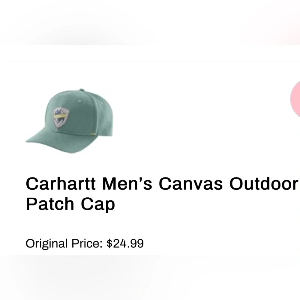 NWT Carhartt Outdoor Men’s Patch Cap 🧢 Canvas Hat - Picture 6 of 7